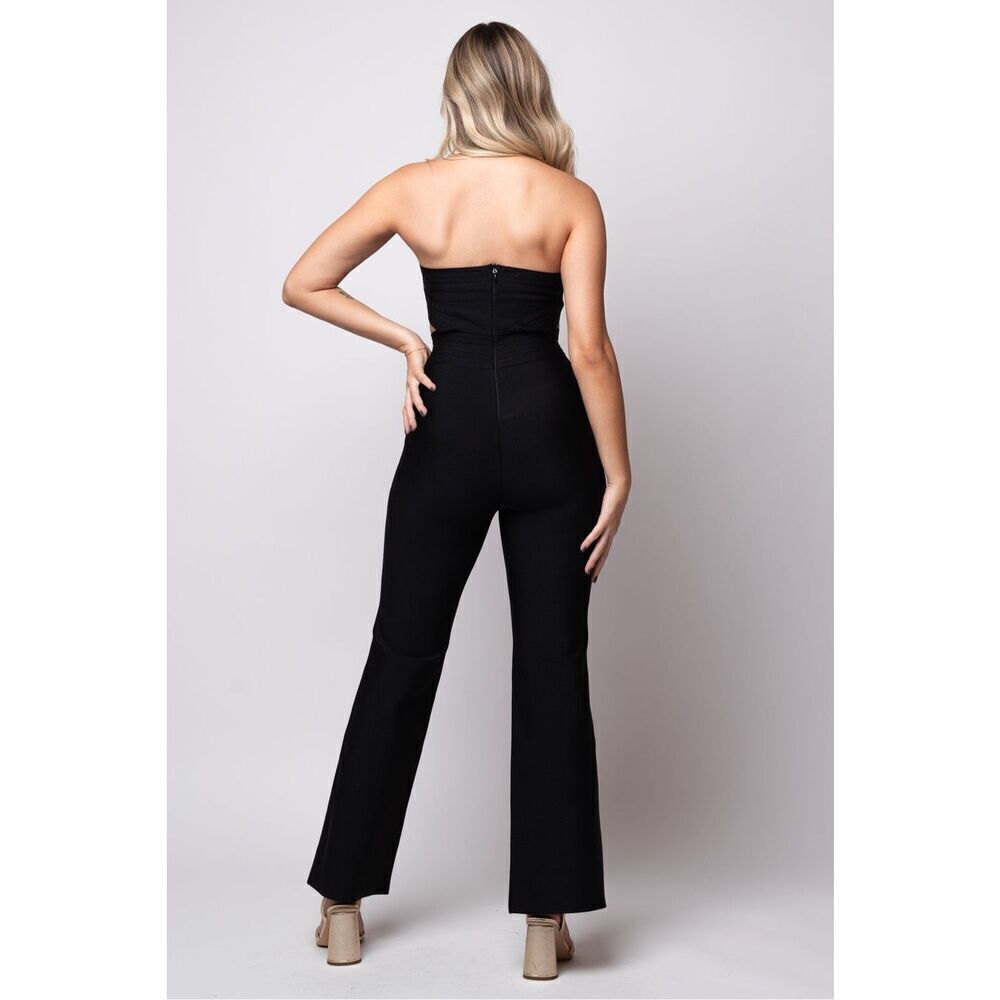 ELLIATT Frolic Sleeveless Bodice cut-out Jumpsuit size S NWT$220 - Picture 4 of 7